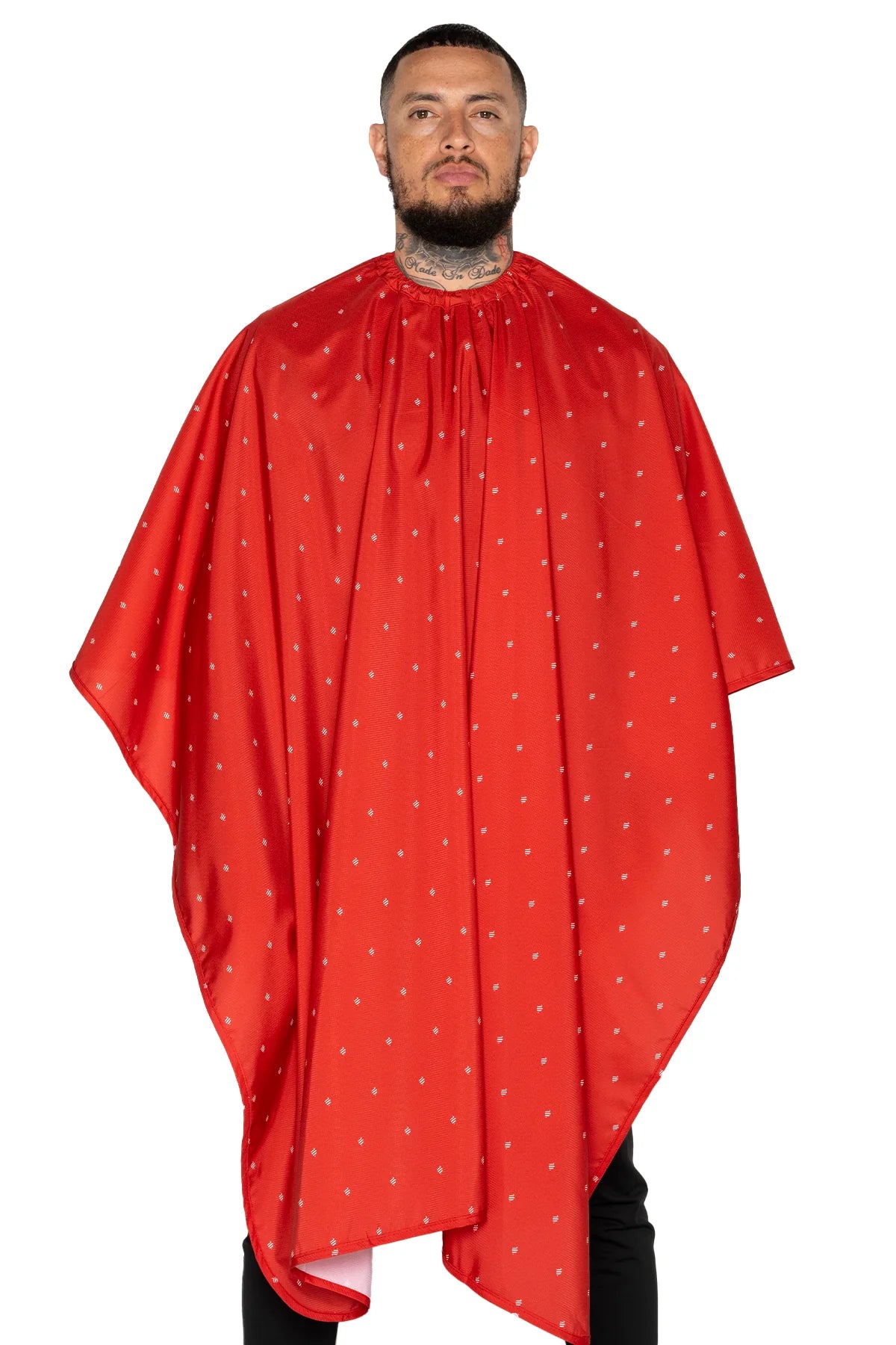 Barber Strong -Barber Cape Barber Shield -Red