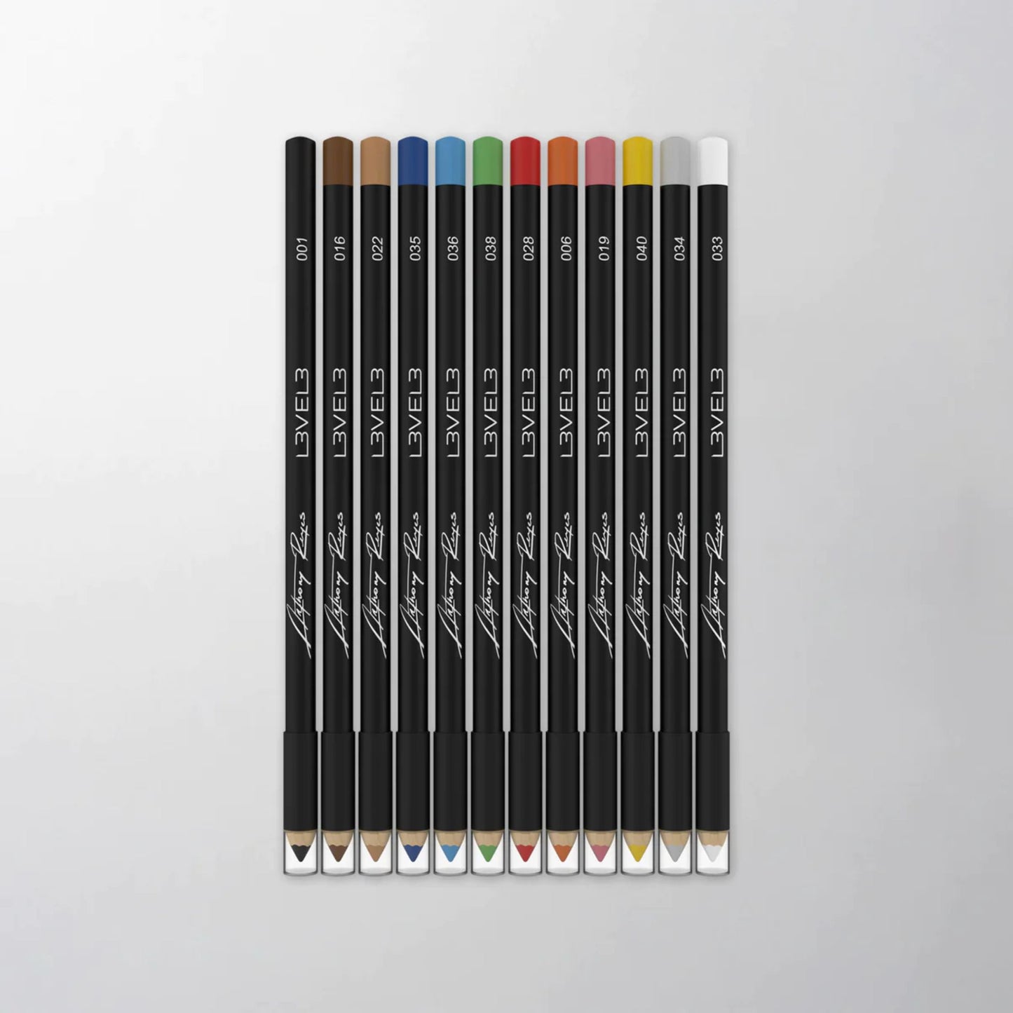 Level 3 12pc Pencils Assorted Colors