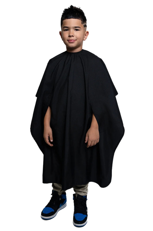 Barber Strong -Junior Hands Free Cape -Black