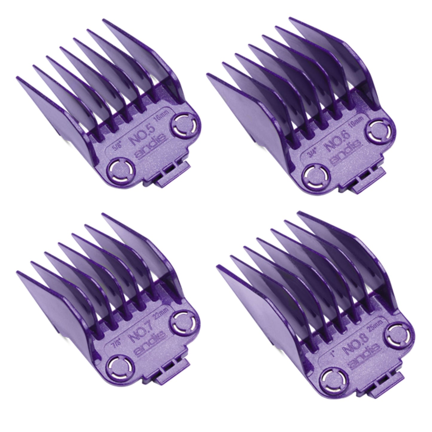 Andis Master Clipper Magnetic Comb - 4Pk