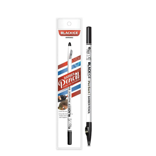 Black Ice Barber Pencils - White