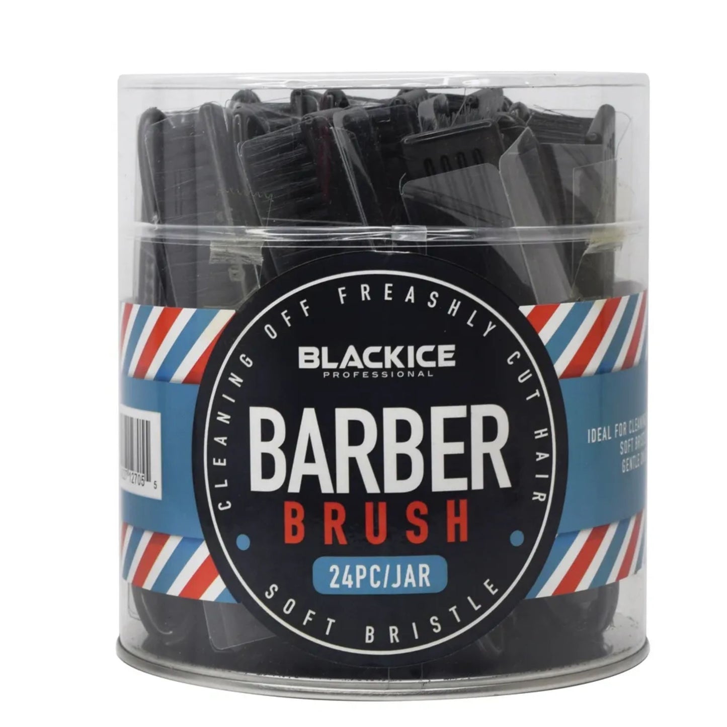 Black Ice Clipper Brush - Black (24 ct jar)