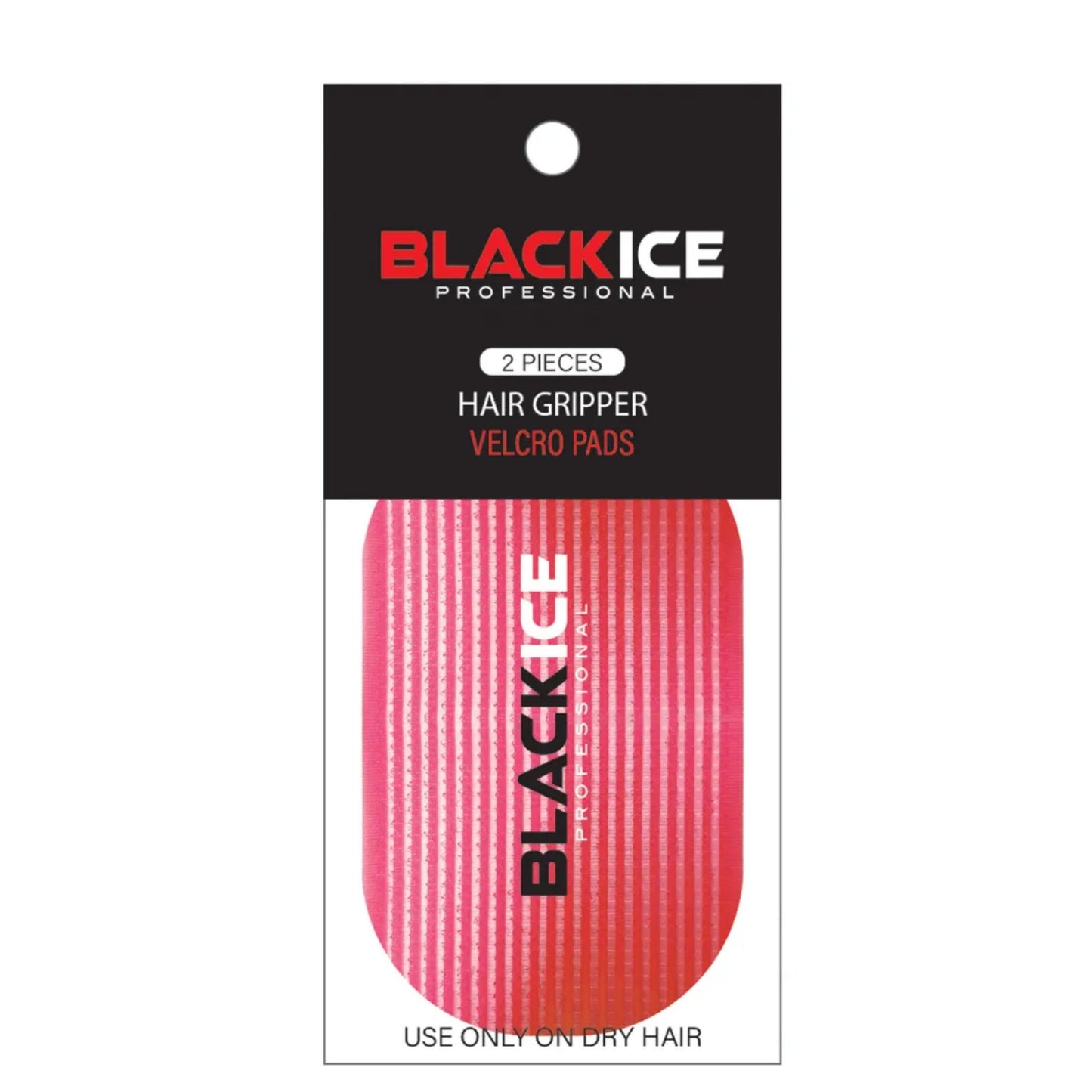 Black Ice Hair Grips - Red (2pc)