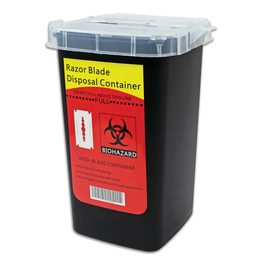 Black Ice Razor Blade Disposal Container