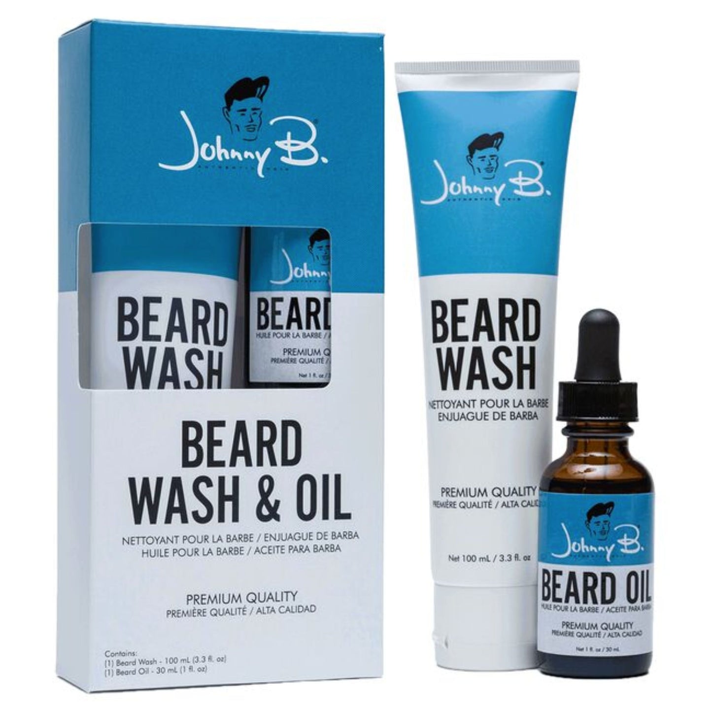 Johnny B. Beard Wash & Oil Kit