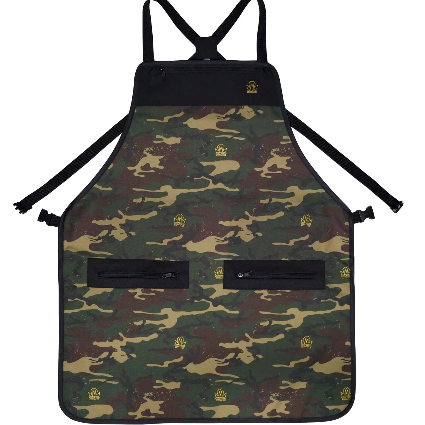 King Midas Barber Apron - Green Camo