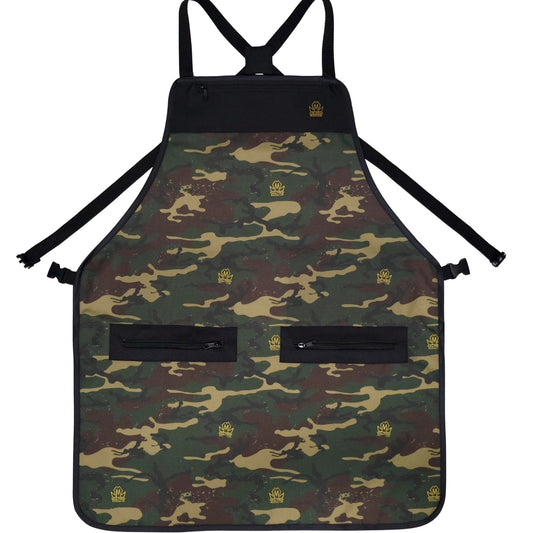 King Midas Barber Apron - Green Camo