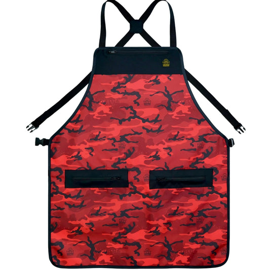 King Midas Barber Apron - Red Camo