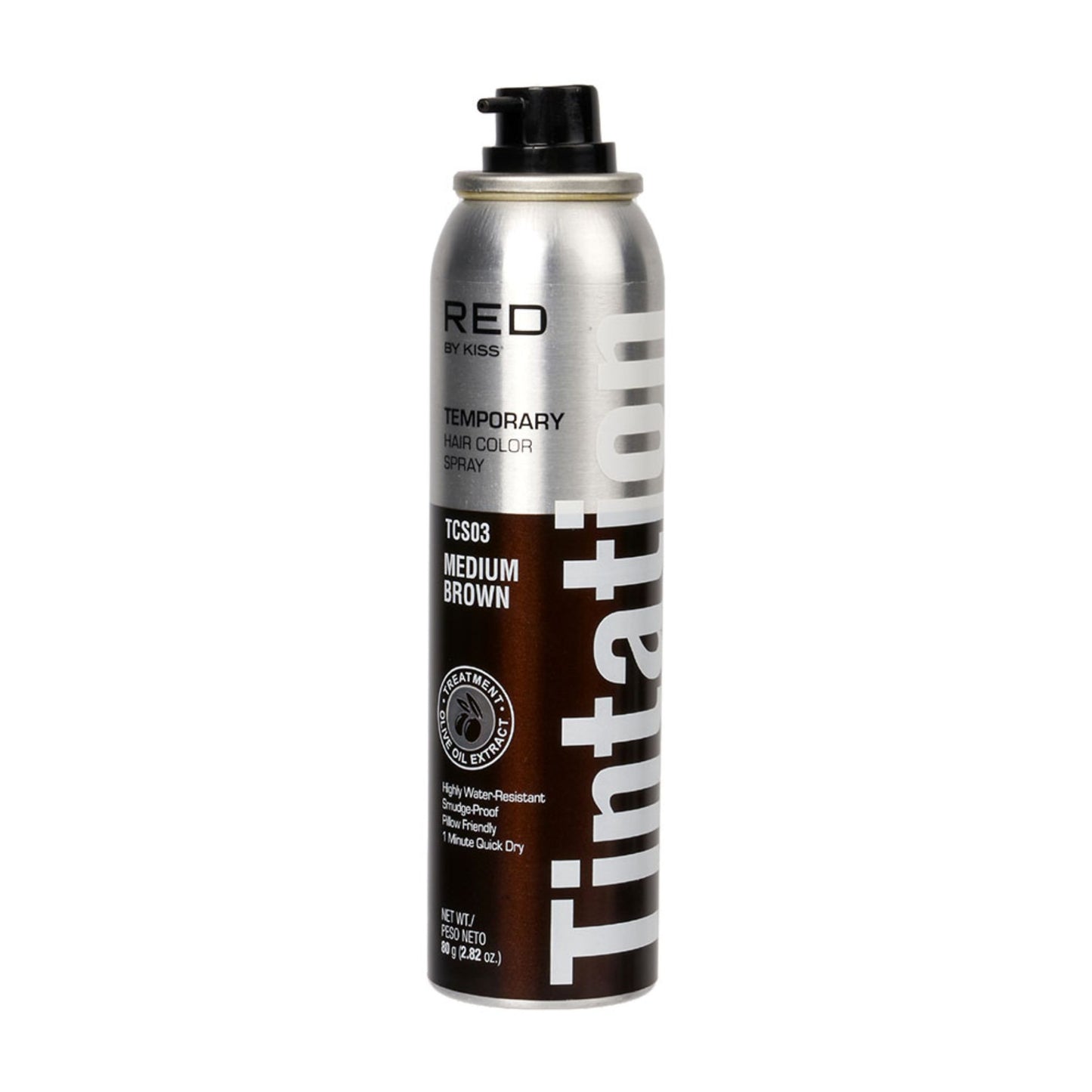 Kiss Tintation Color Spray Medium Brown 2.82 oz