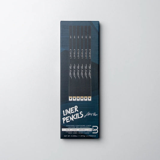 Level 3 6pc Pencils Black