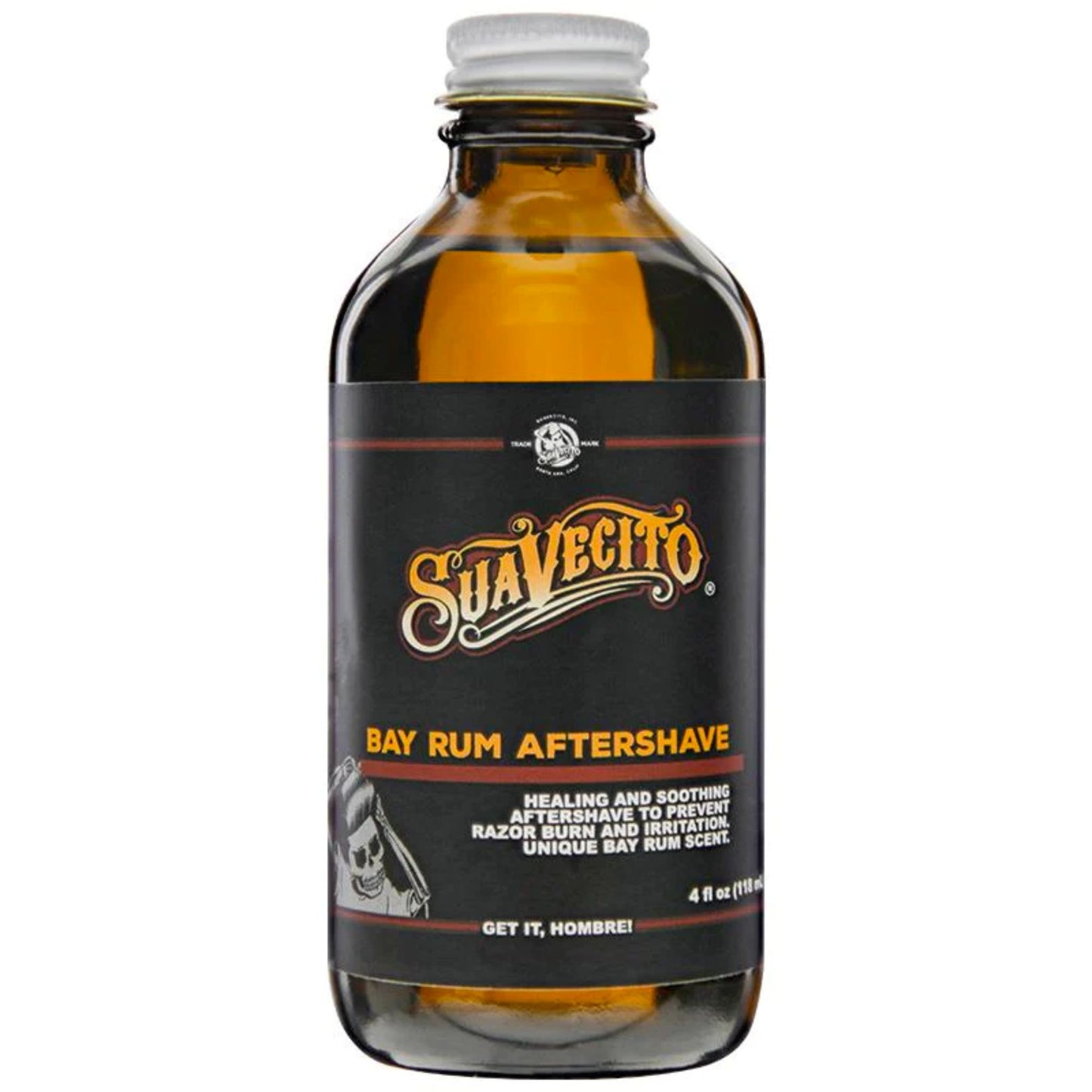 Suavecito Bay Rum Aftershave 4 oz