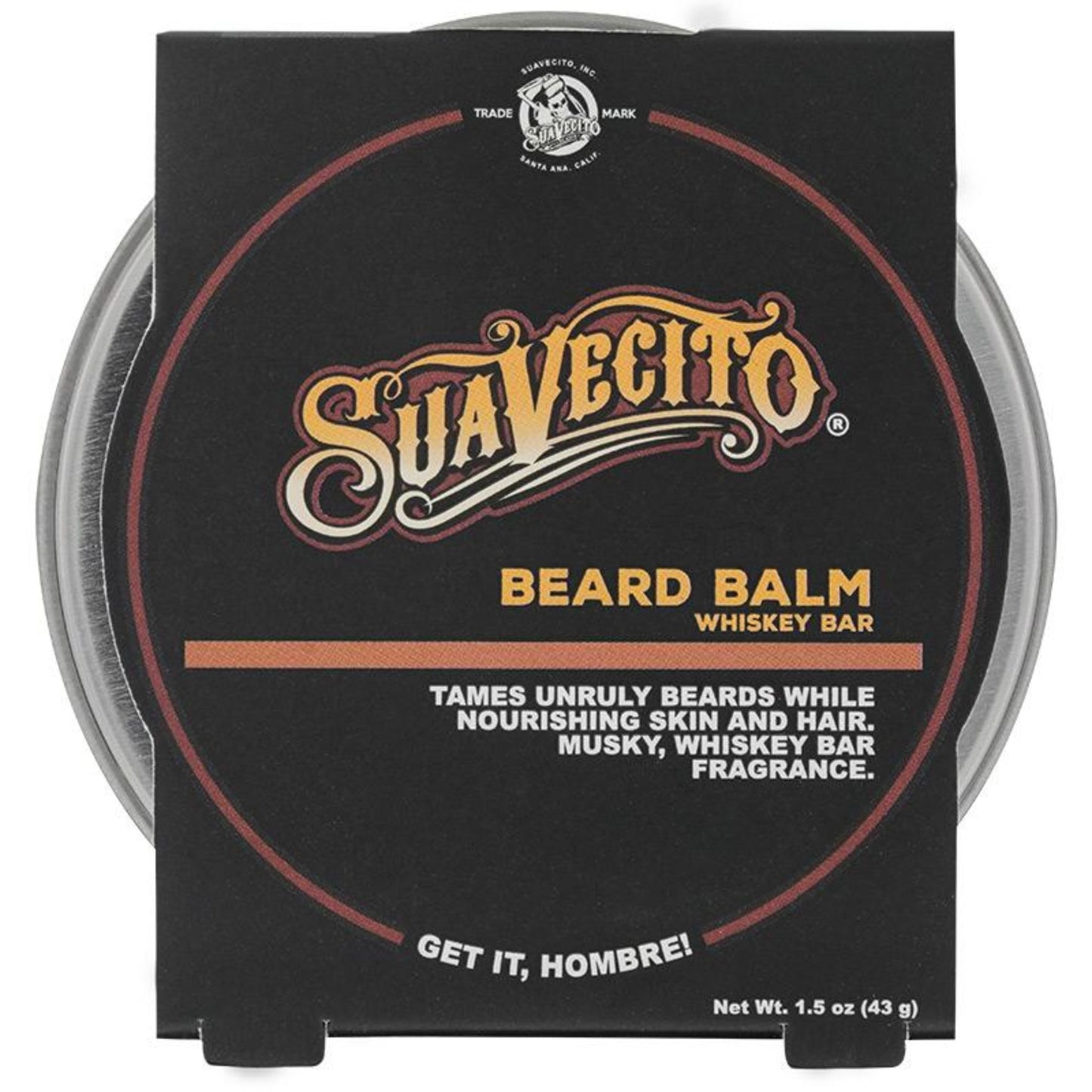 Suavecito Beard Balm Whiskey Bar 2oz