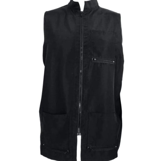 Vincent Barber Vest Black 3X - 4X