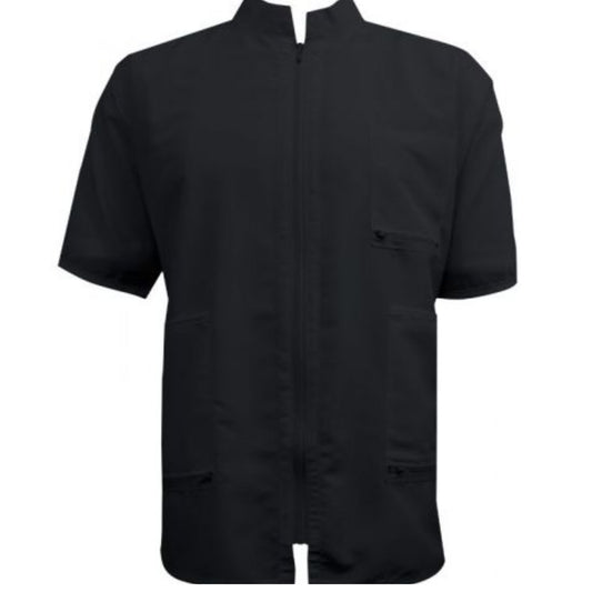 Vincent China Collar Smock Black L