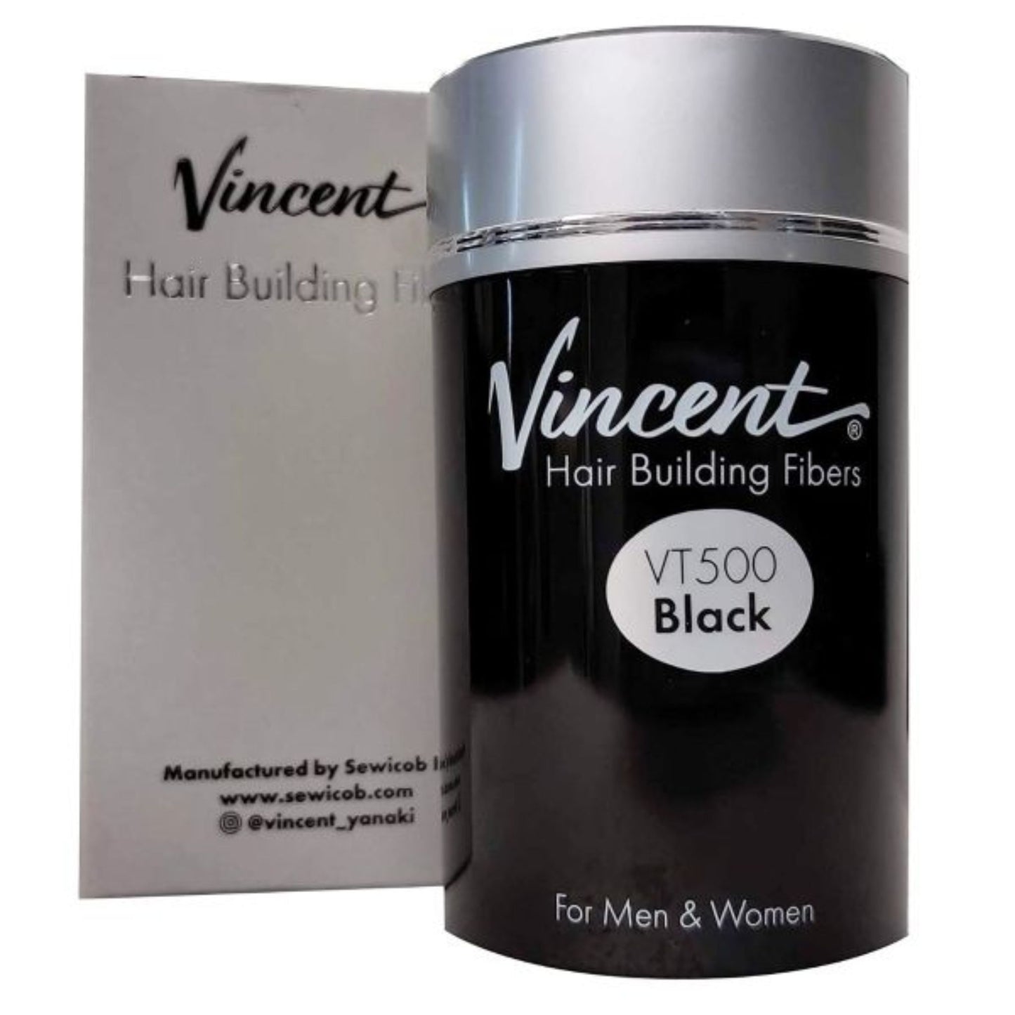 Vincent Hair Building Fibers - Black 22g