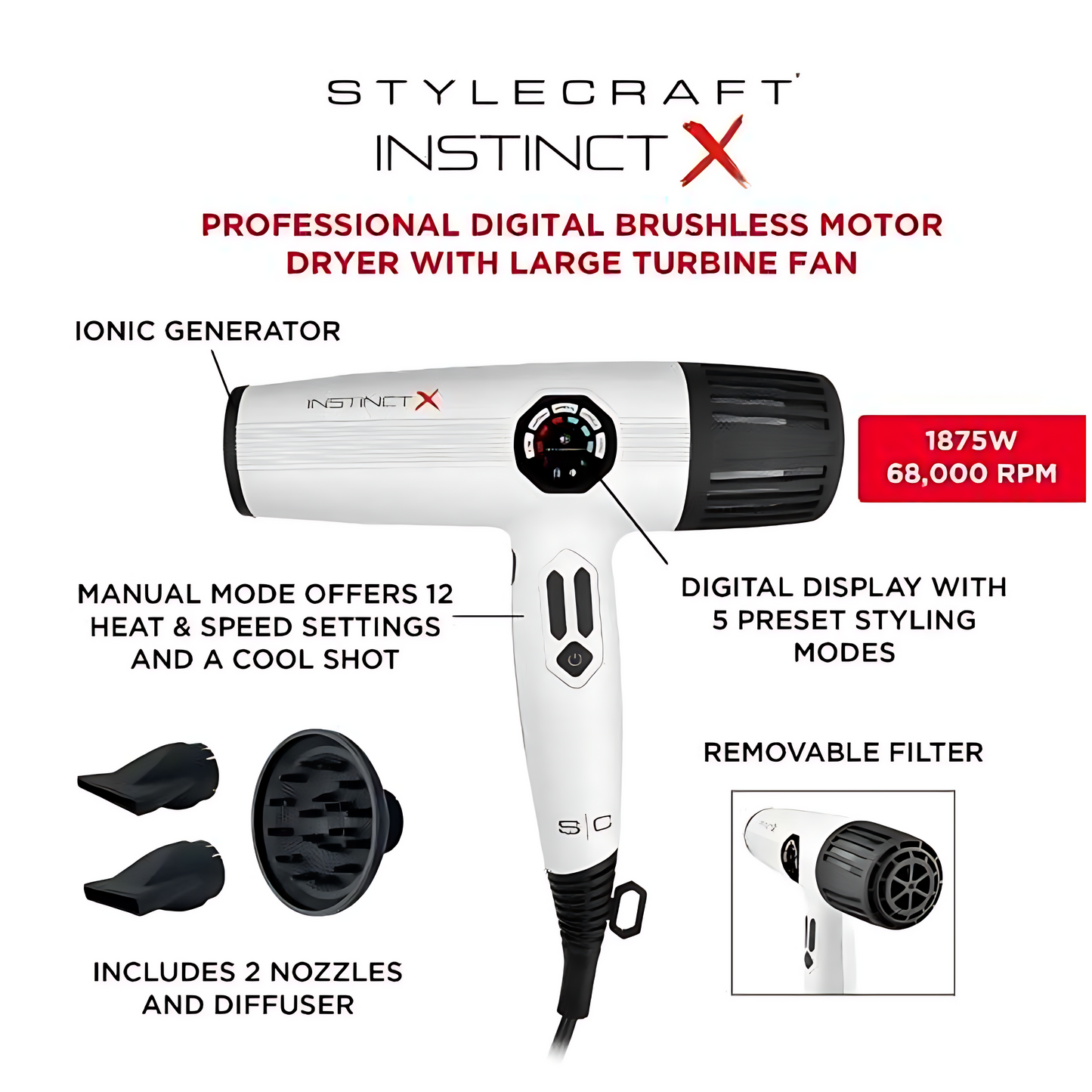 StyleCraft Instinct-X Dryer